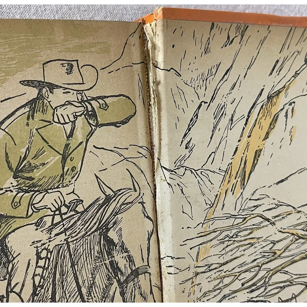 Vintage Roy Rogers The Enchanted Canyon Hardcover Book 1954 by Jim‎ Rivers - Picture 5 of 13